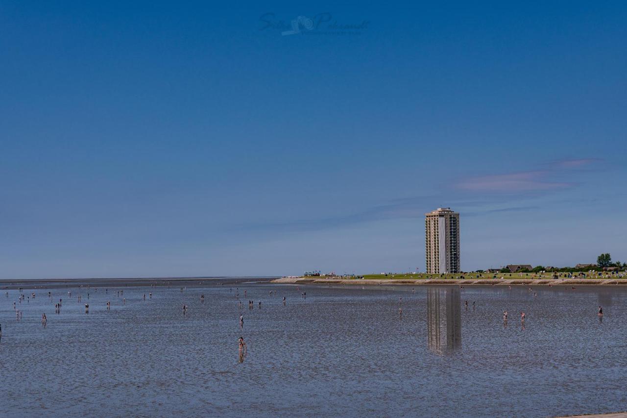Ferienwohnung Watt Un Leev In Direkter Strand & Citynaehe Von Buesum Exteriör bild